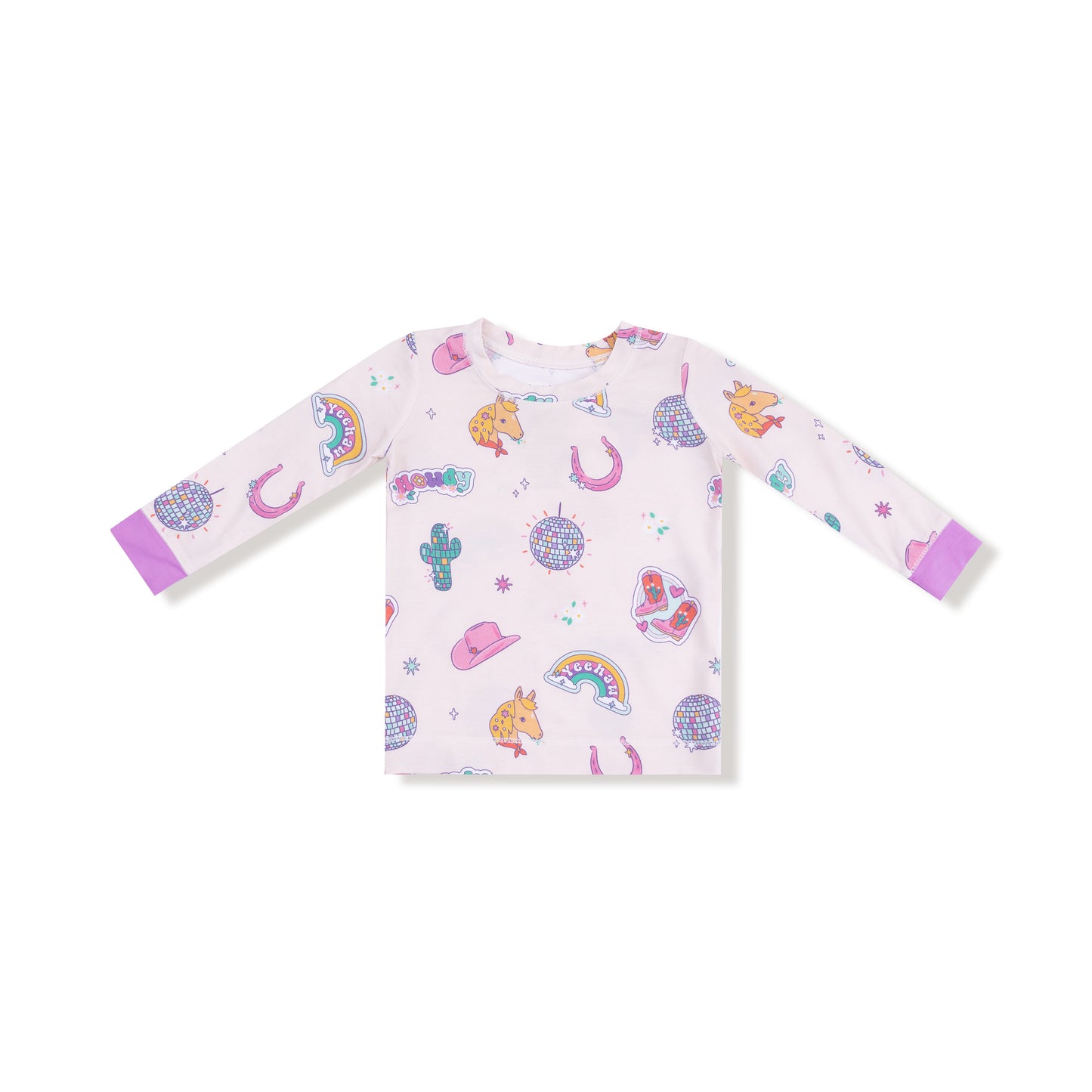 Disco Cowgirl Long Sleeve Loungewear Set