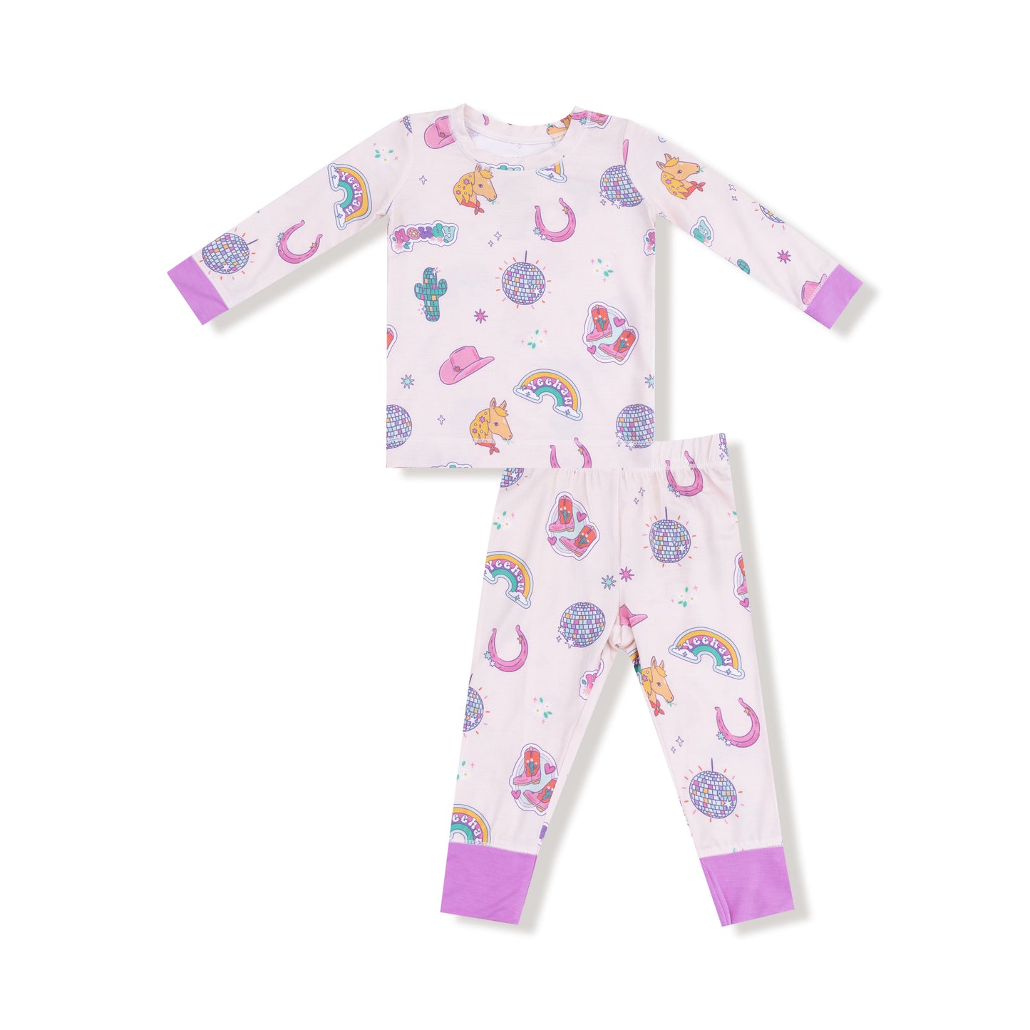 Disco Cowgirl Long Sleeve Loungewear Set