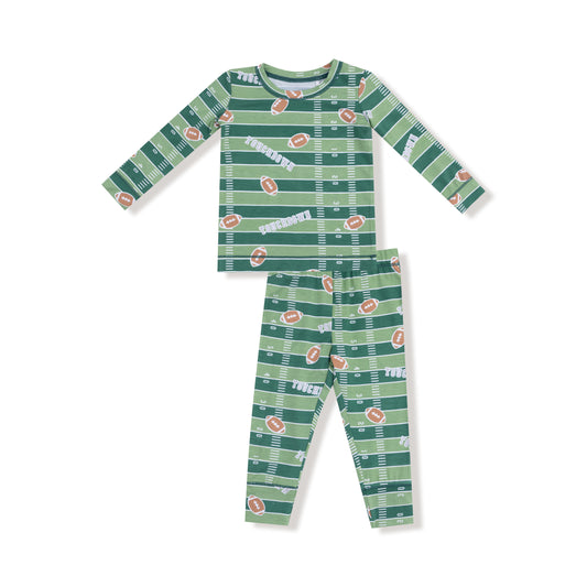 Football Field Glow in the Dark Long Sleeve Loungewear Set