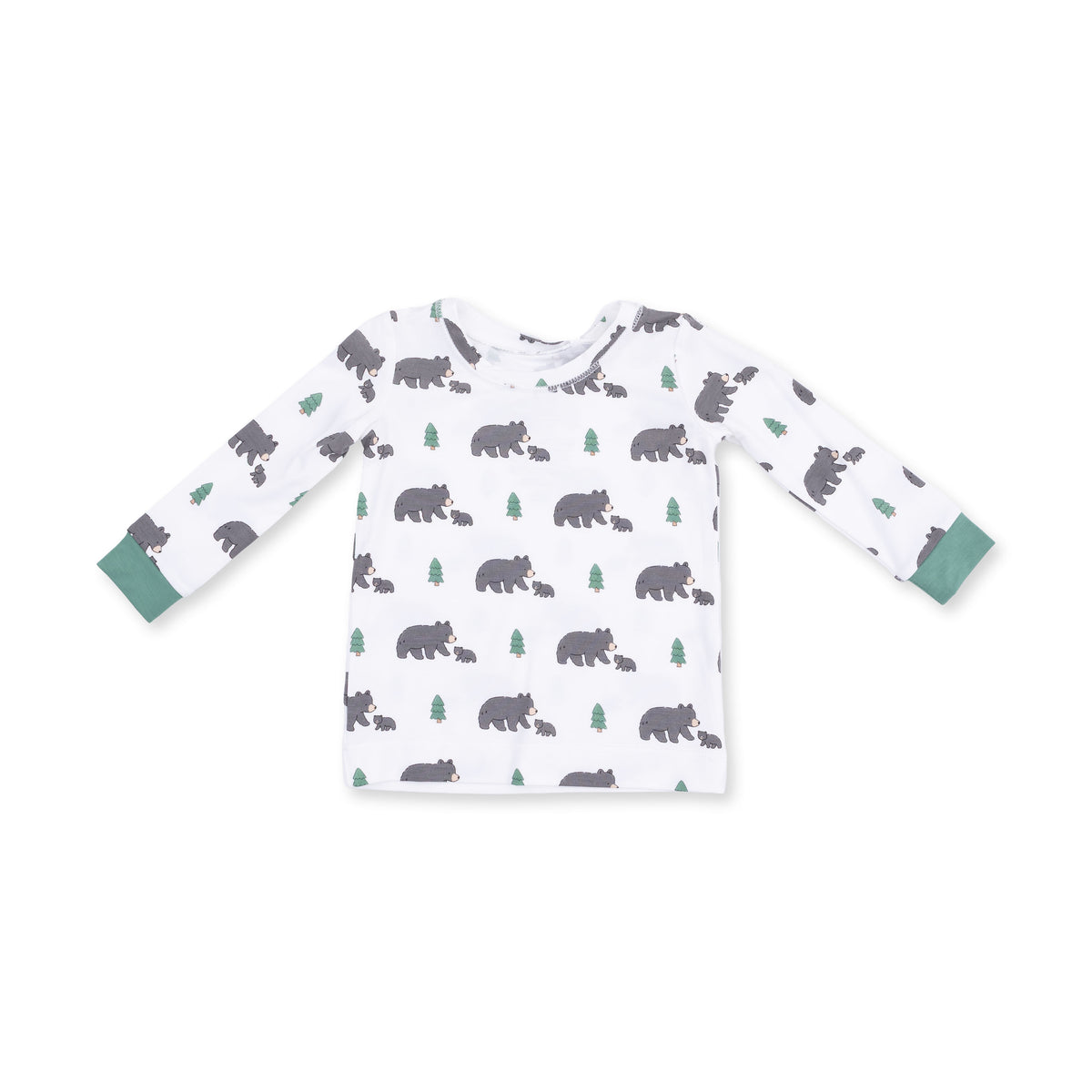 Long Sleeve Loungewear Set-Black Bears