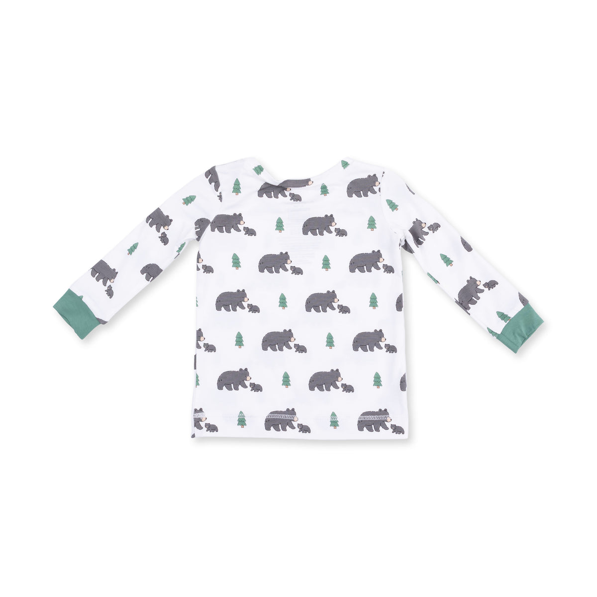 Long Sleeve Loungewear Set-Black Bears