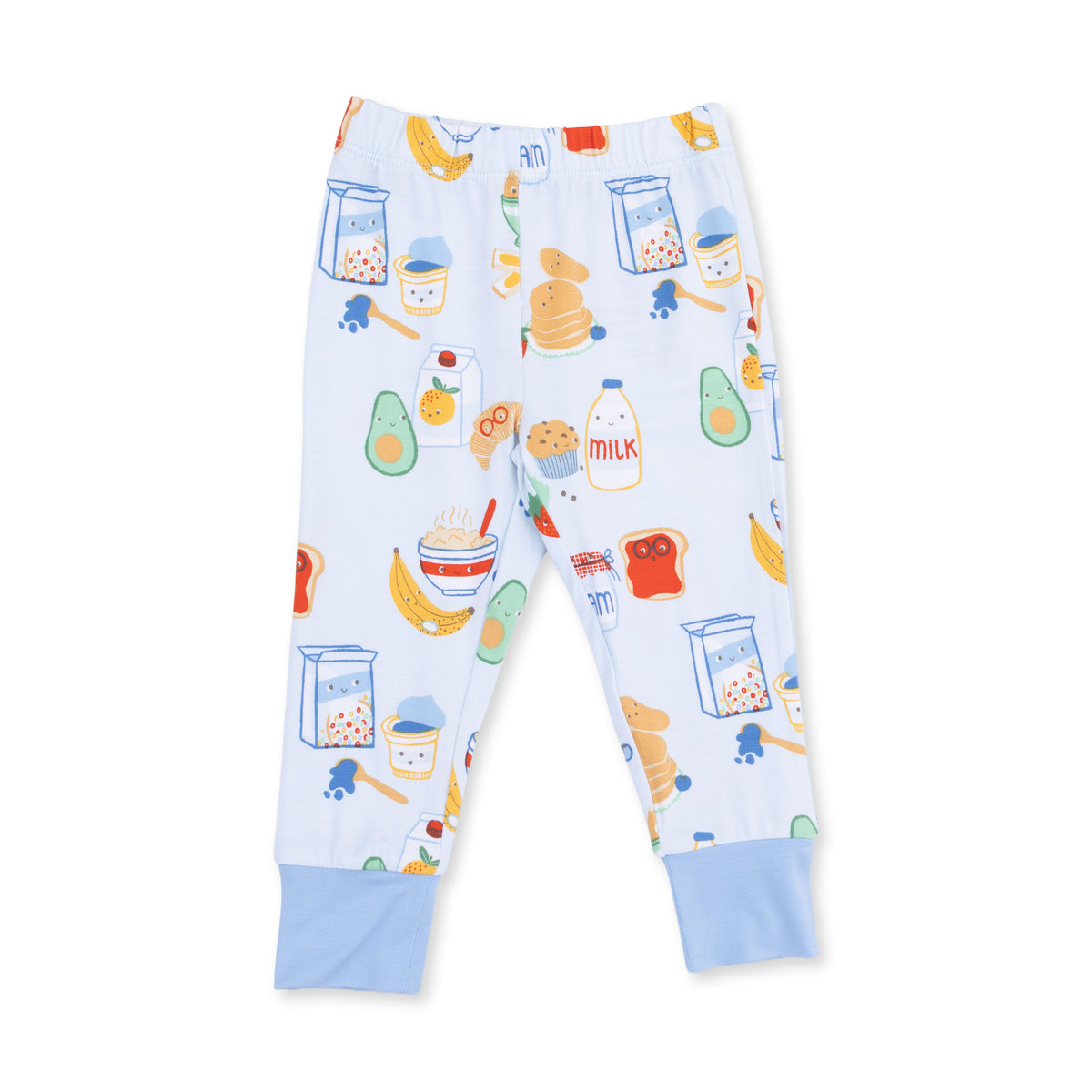 Long Sleeve Loungewear Set-Breakfast Club Blue