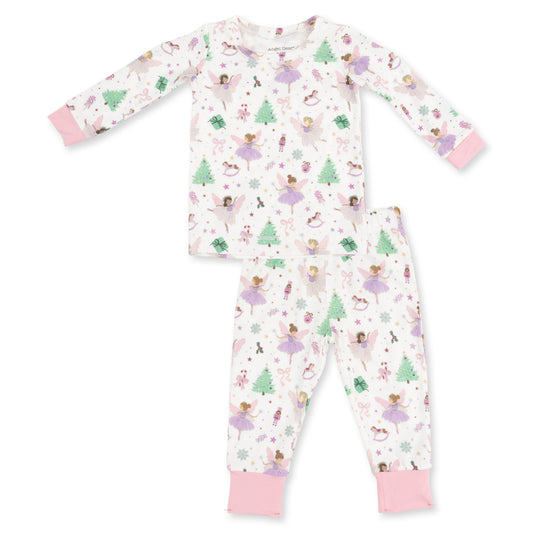 Long Sleeve Loungewear Set-Sugar Plum Fairies