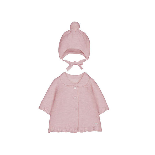 Knit Coat with Hood