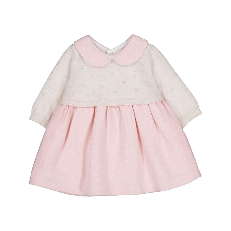 Combined Knit Dress