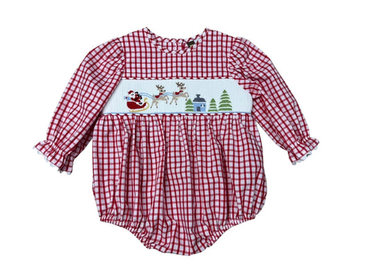 Santa's Coming Long Sleeve Bubble