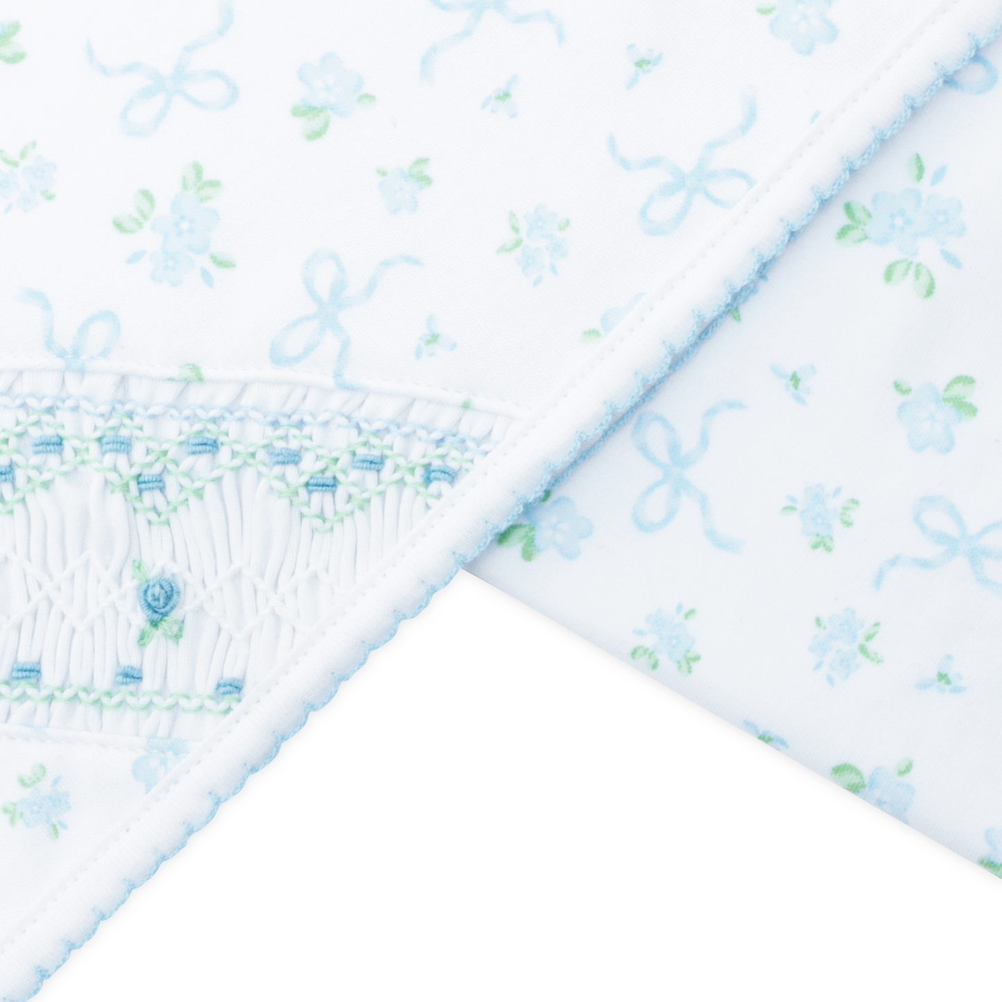 Eloise's Classics Smocked Receiving Blanket