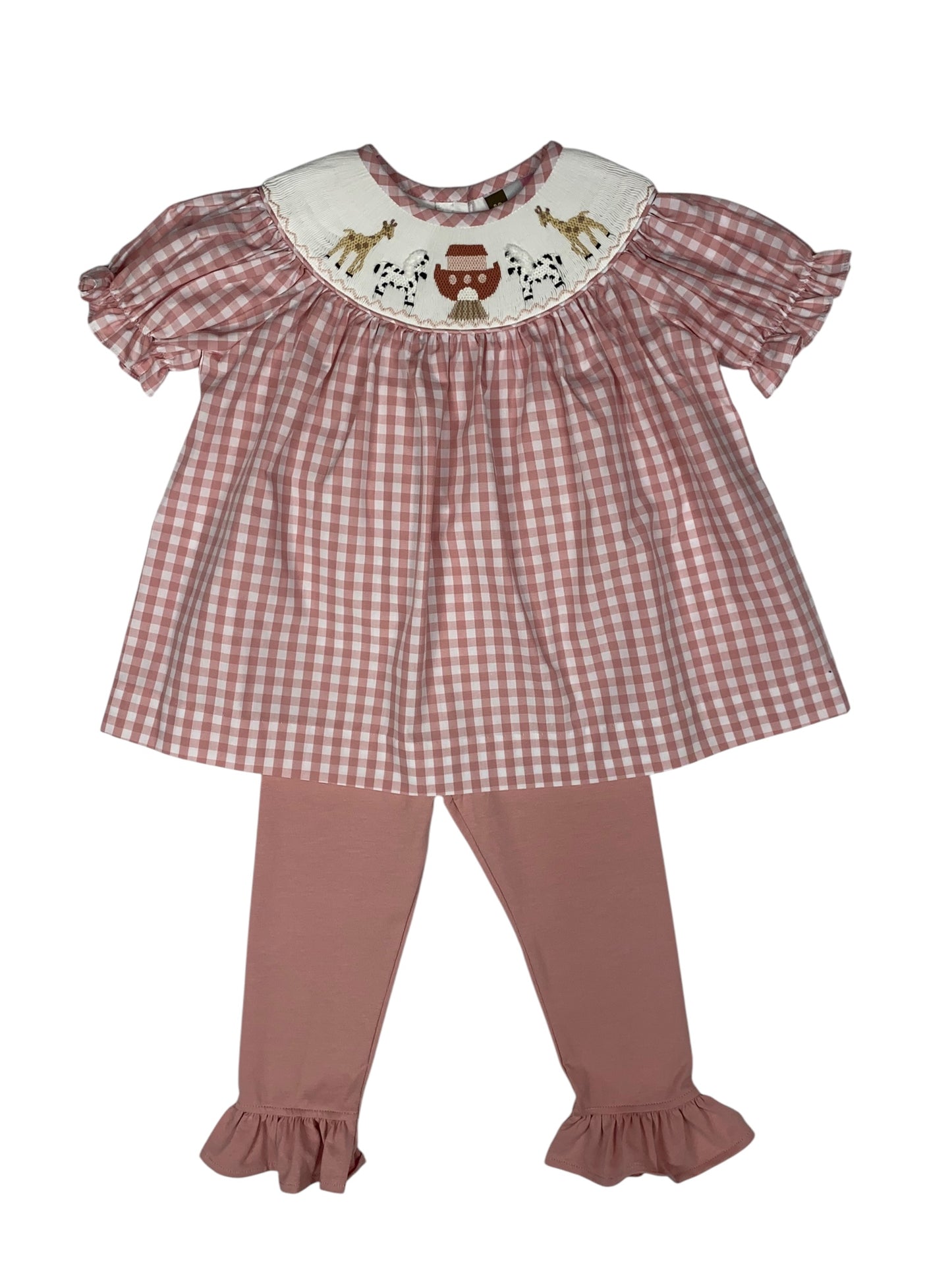 Noah's Ark Ruffle Pant Set