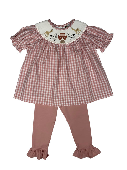 Noah's Ark Ruffle Pant Set