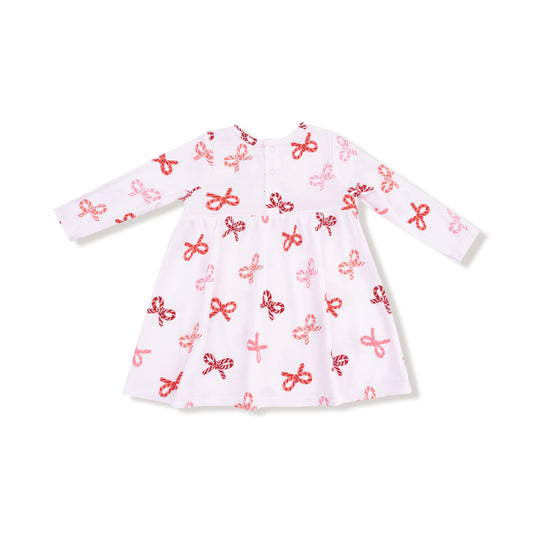 Candy Cane Bows Dress and Bloomers