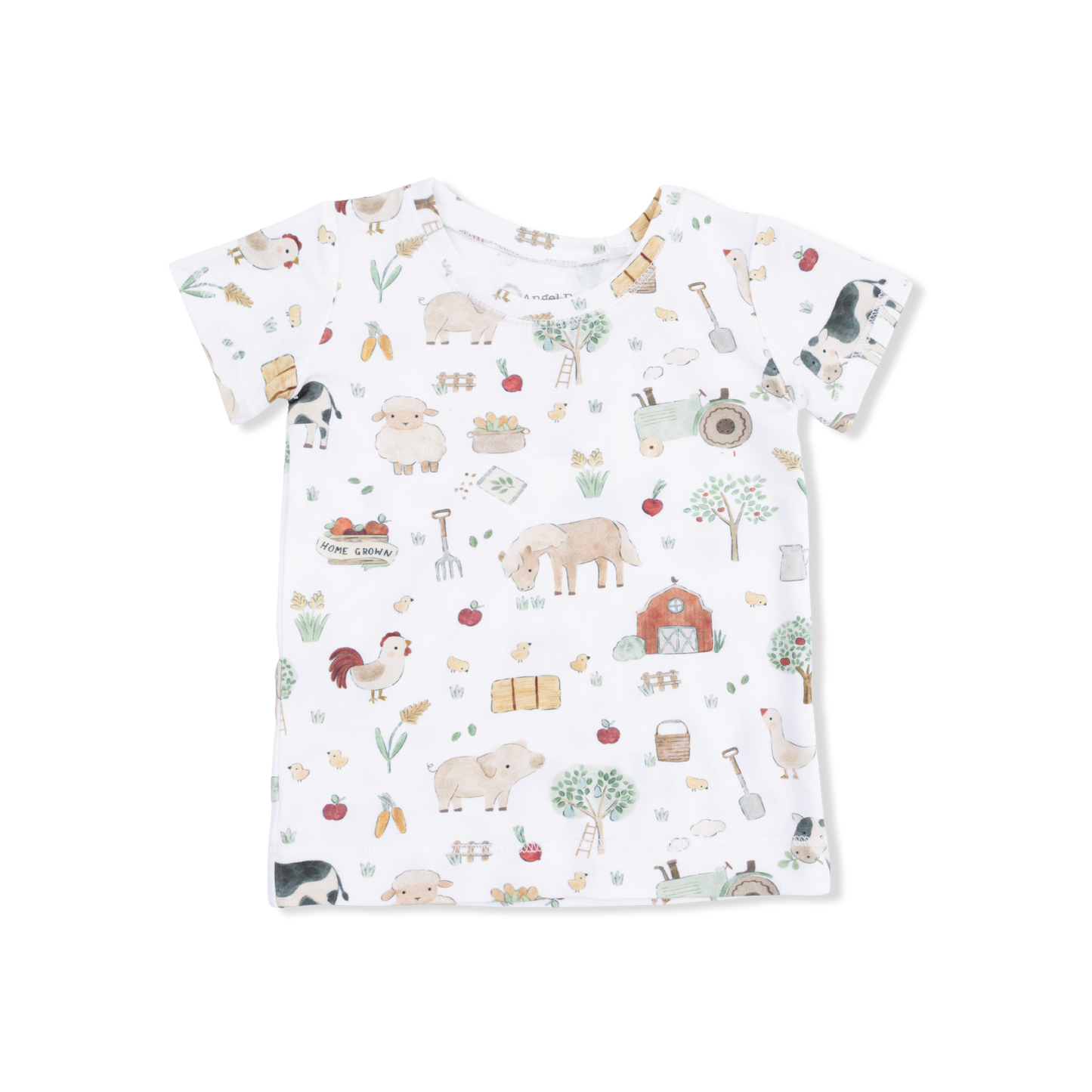 Short Sleeve Loungewear- Cute Farm Animals