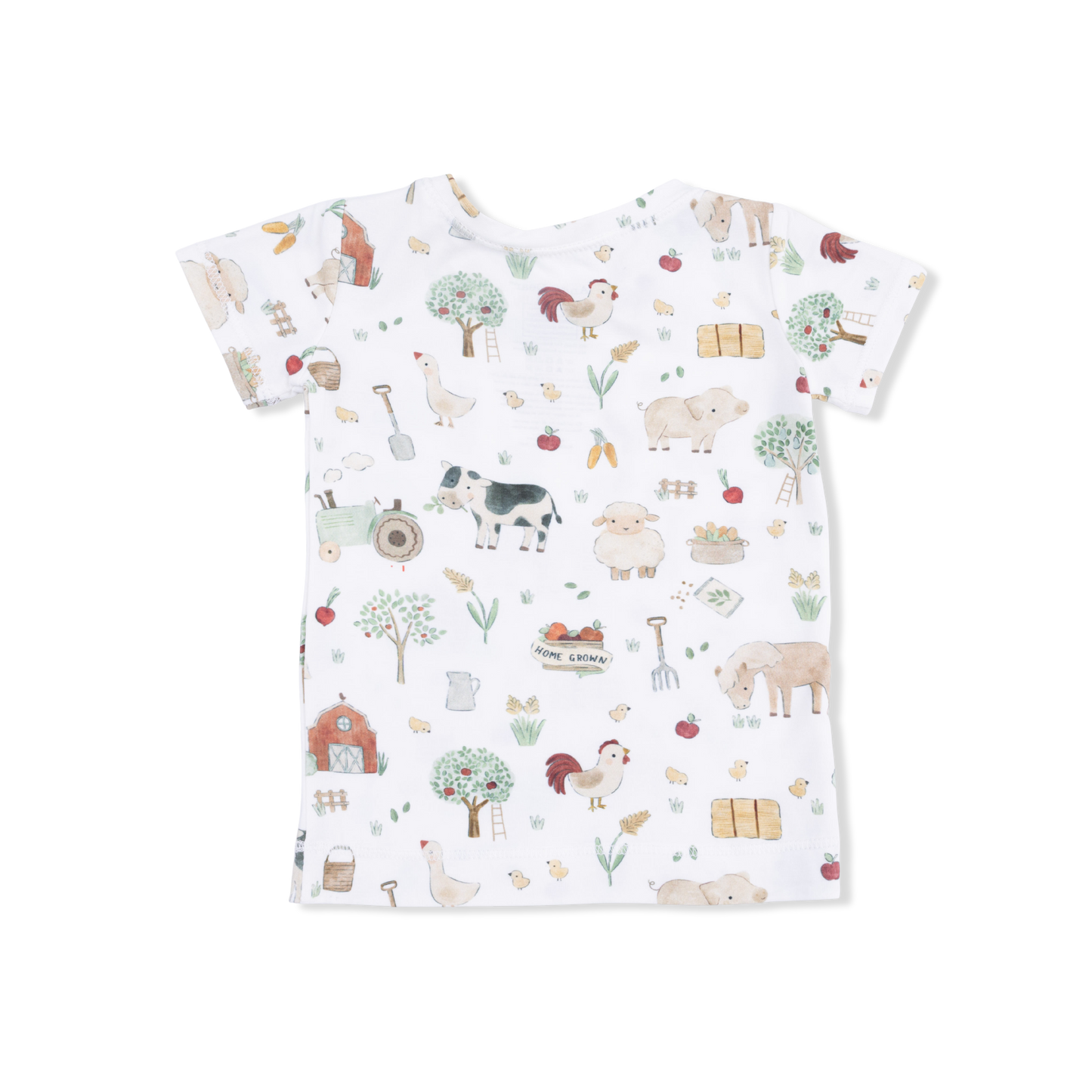 Short Sleeve Loungewear- Cute Farm Animals