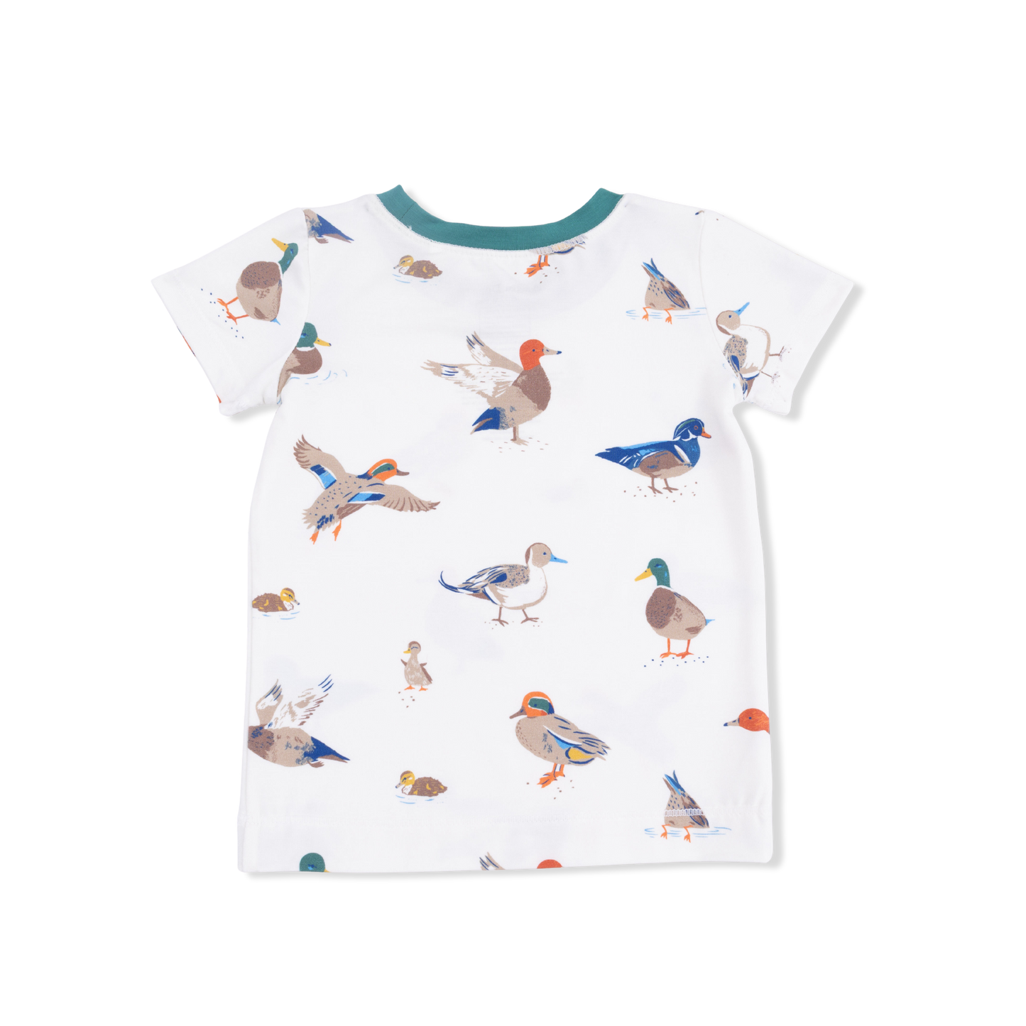 Short Sleeve Loungewear Set-Ducks