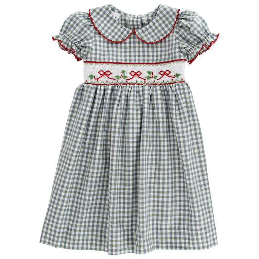 Red Bows on Gingham - Dress