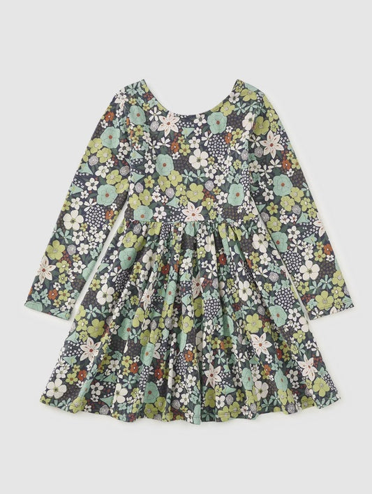 Printed Ballet Dress-Chelsea Garden Floral