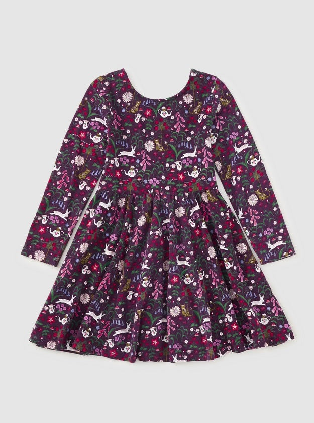 Printed Ballet Dress-Tea Party Floral
