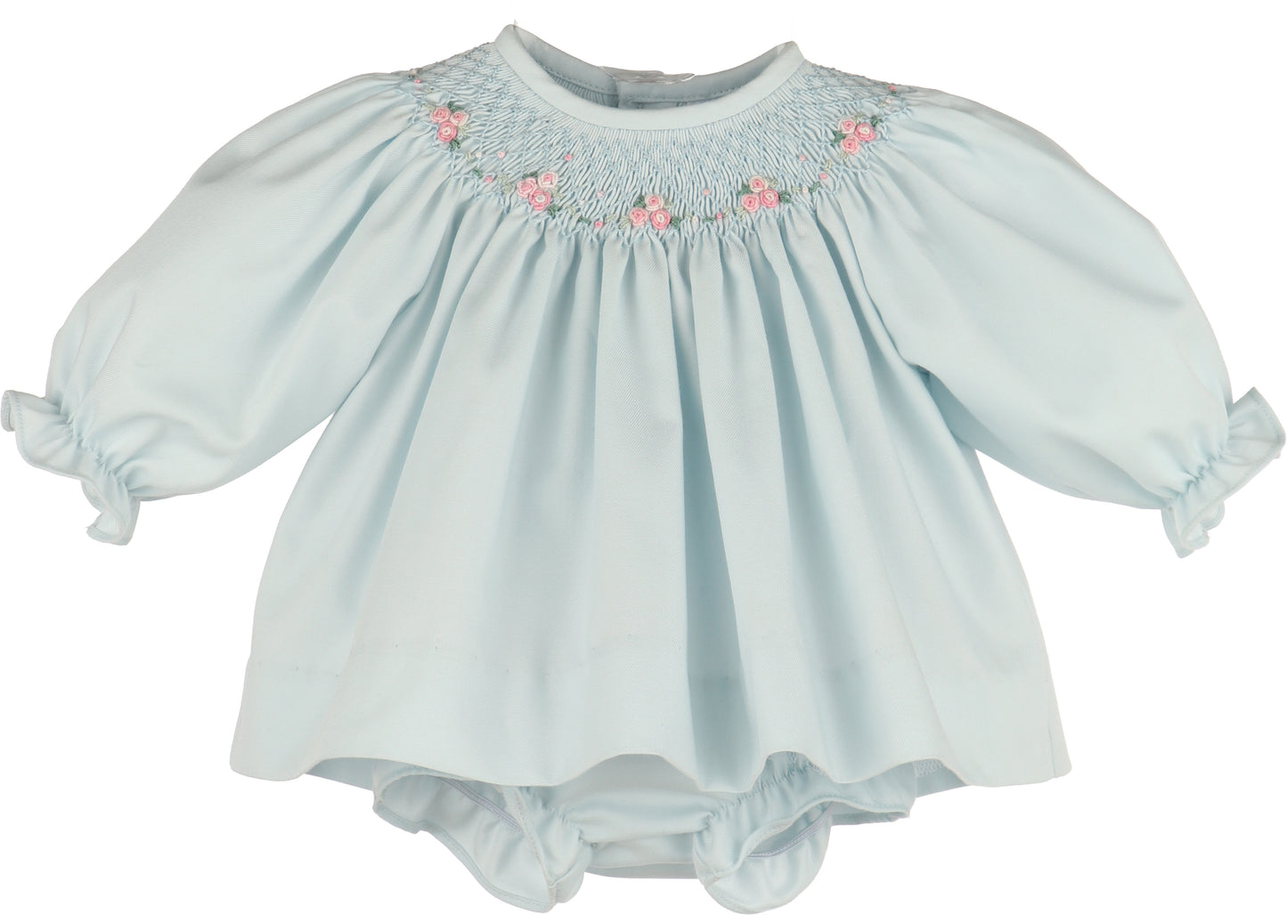 Welcome Home Waves Smocked Set-Blue