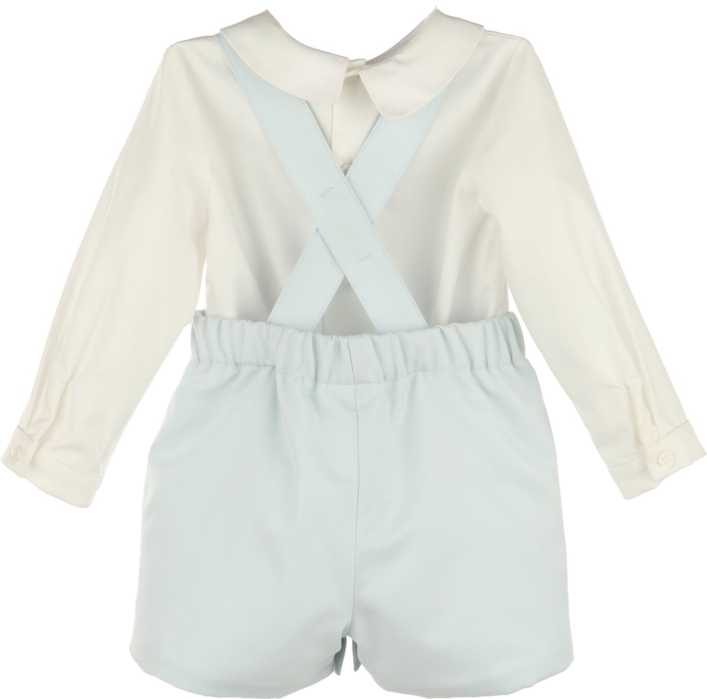 Suspenders Smocked Set