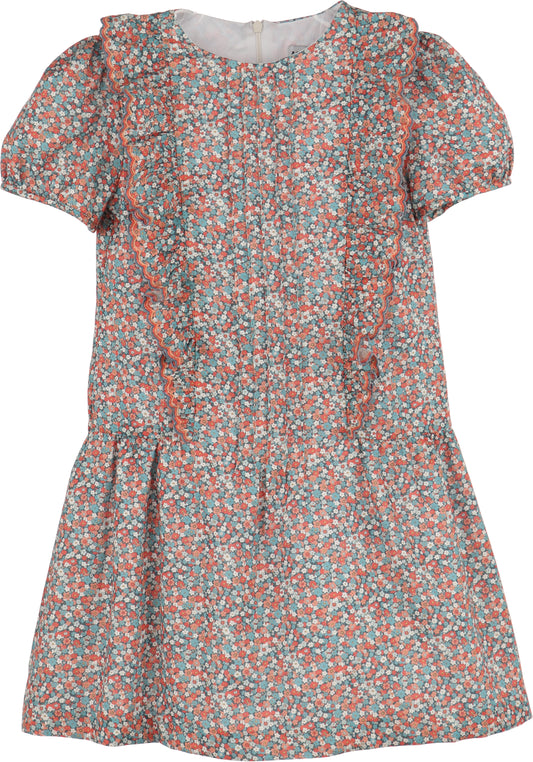 Floral Vintage A-Line Dress