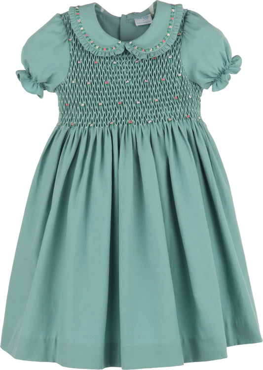 Fall Garden Full Smocked Dress