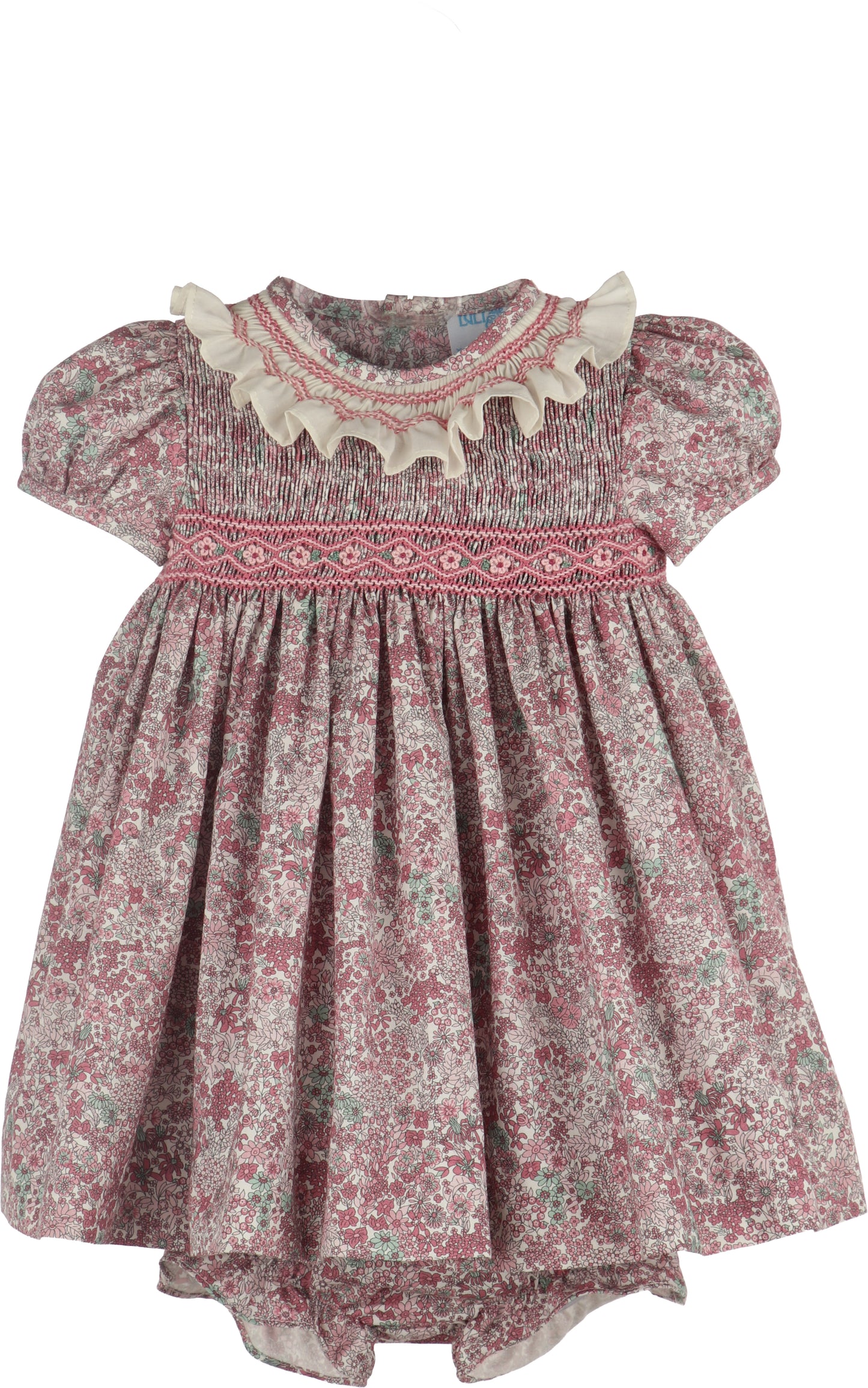 Fall Bloom Smocked Dress