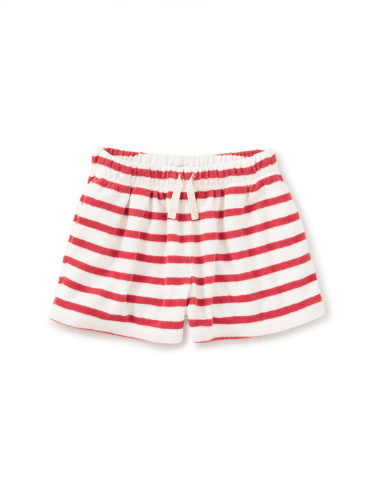 Terrycloth Stripe Shorts