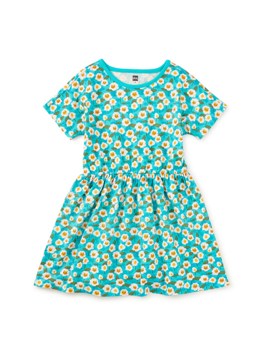Short Sleeve Twirl Dress