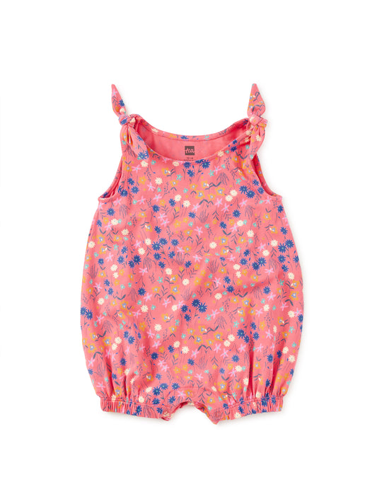 Tie Shoulder Baby Romper