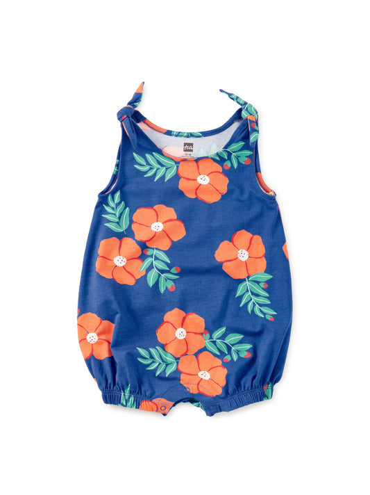 Tie Shoulder Baby Romper