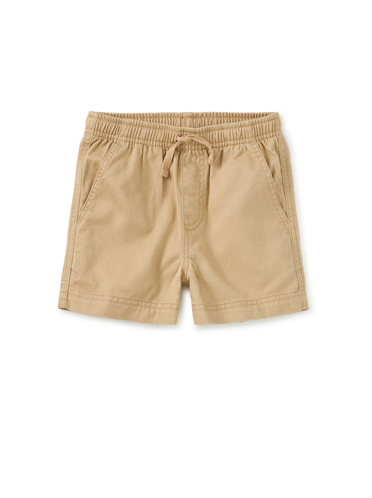 Twill Sport Shorts- Sandstone