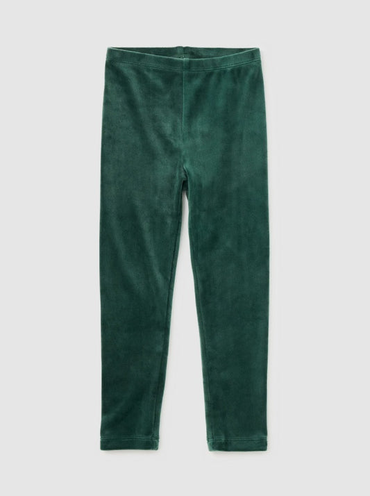Velour Leggings-Pine Needle