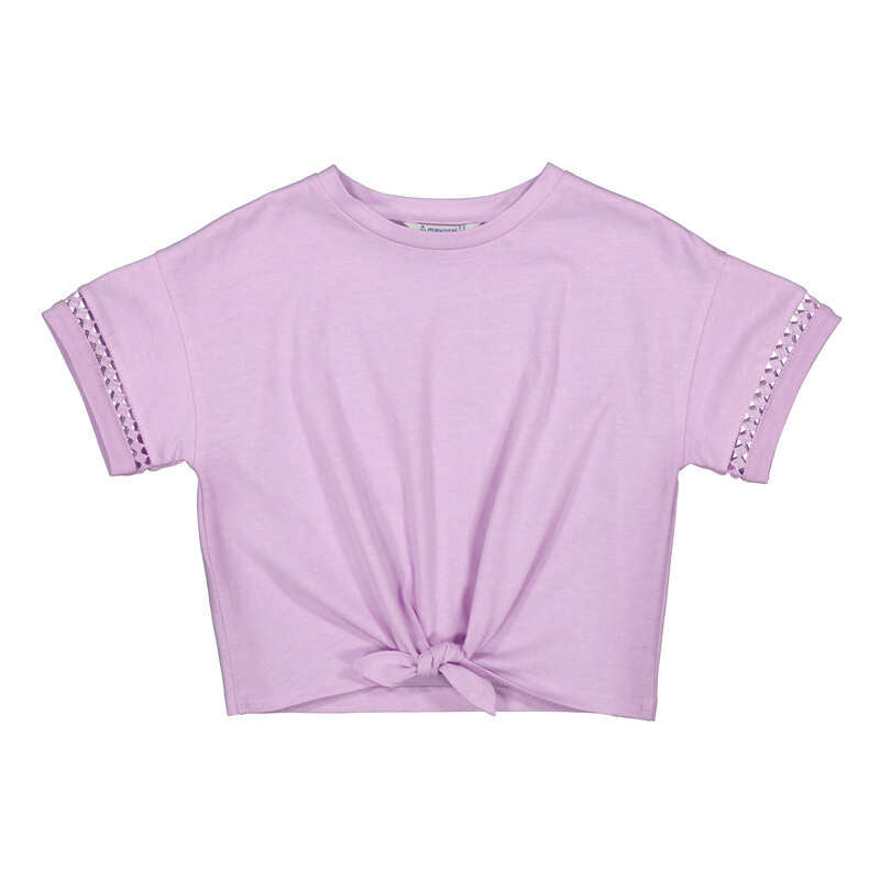 Short Sleeve Tee Shirt-Lilac