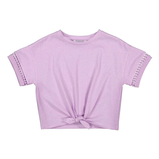 Short Sleeve Tee Shirt-Lilac