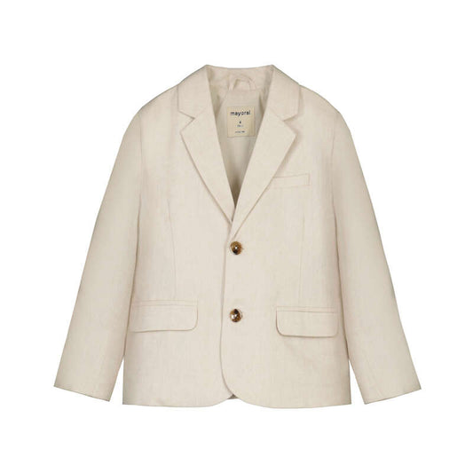 Linen Blazer-Oat