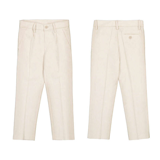 Linen Suiting Pants-Oat