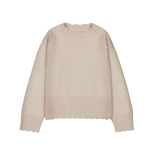 Scalloped Edge Sweater