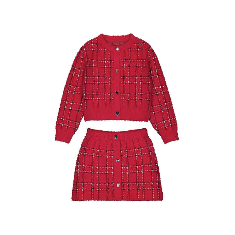 Tricot Skirt Set