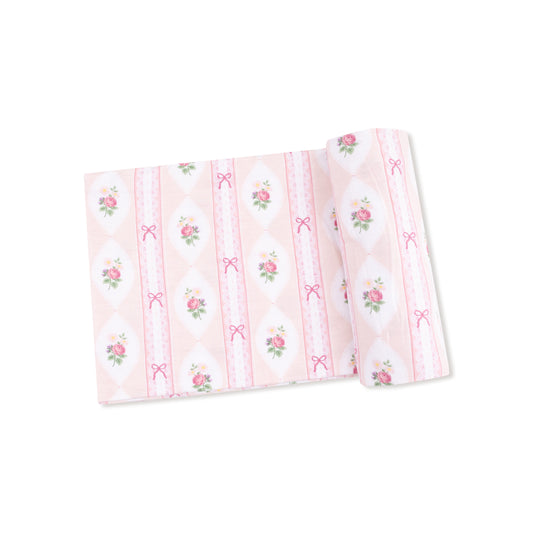 Ogee Lace Floral Swaddle Blanket