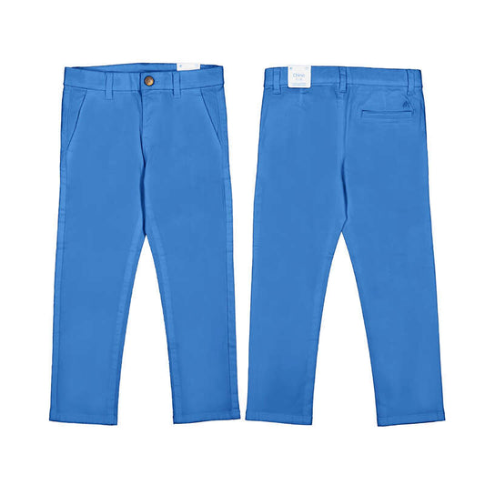 Basic Twill Trousers- Blue