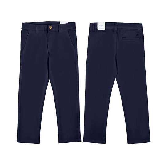 Basic Twill Trousers- Navy