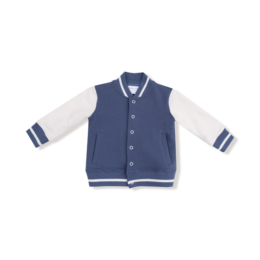 Indigo Letterman Jacket