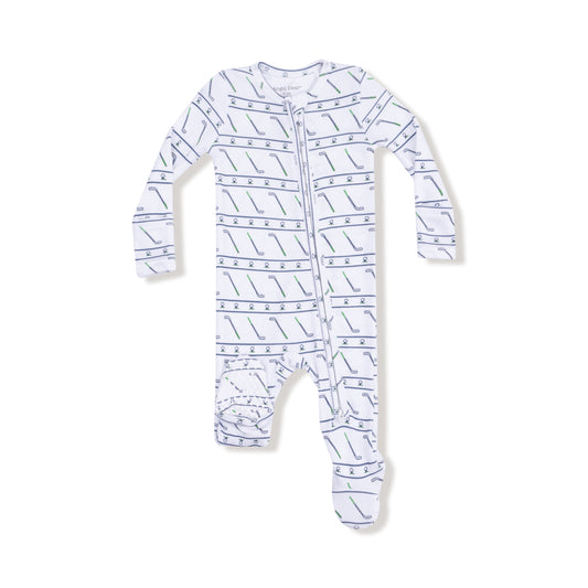 Golf Club 2 Way Zipper Footie