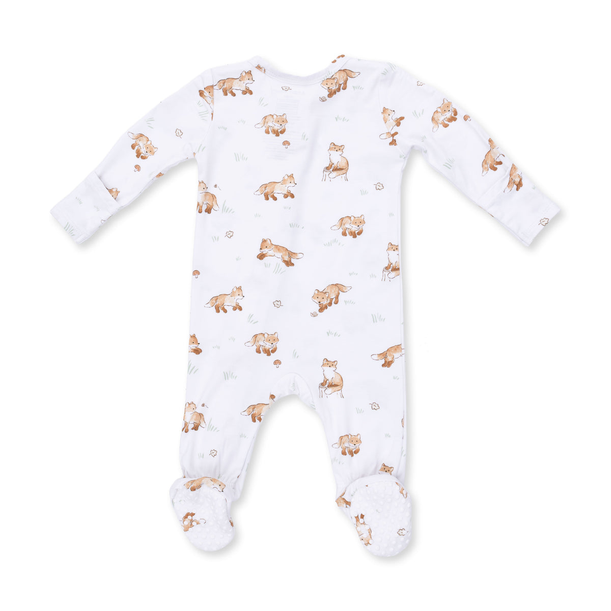 2 Way Zipper Footie-Little Explorer Fox