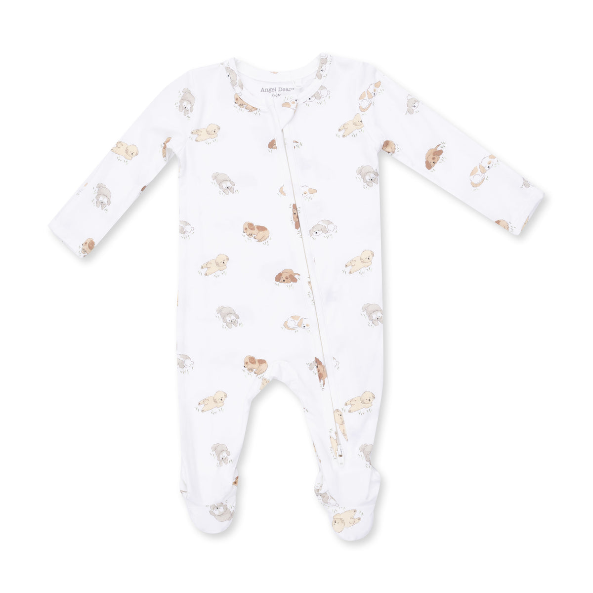 2 Way Zipper Footie- Puppy Snuggle Club