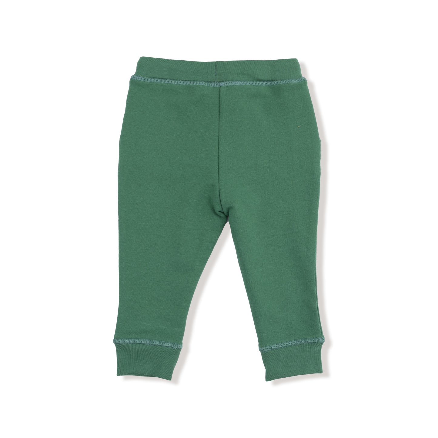 Green French Terry Varsity Joggers
