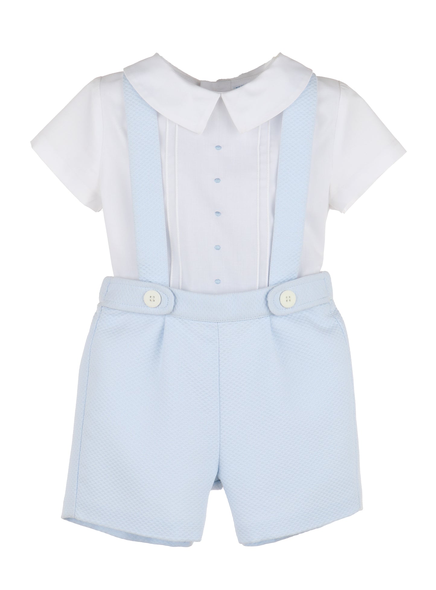 Timeless Treasures Suspender Shorts Set