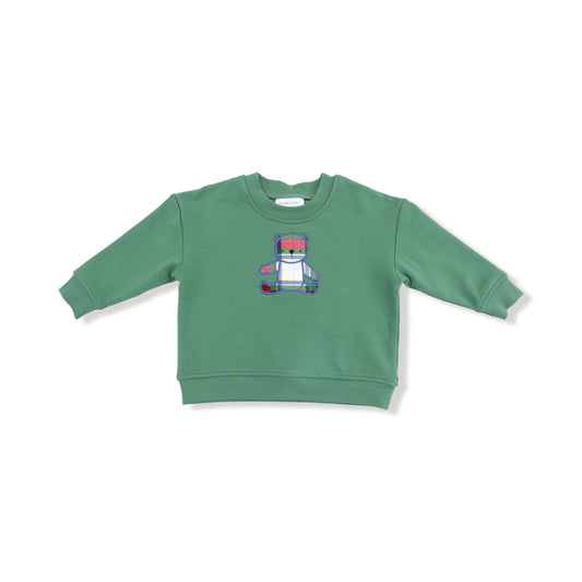 Holiday Plaid Bear Sweatshirt