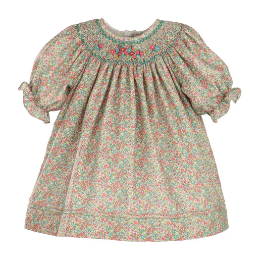 Sugarplum Bouquet Smocked Bishop