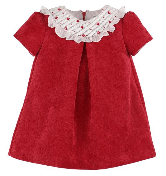 Randalls Bib Dress-Red
