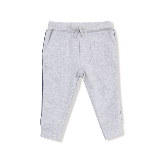 French Terry Jogger with Varsity Stripes